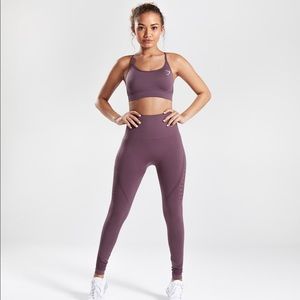Gymshark energy seamless purple wash leggings